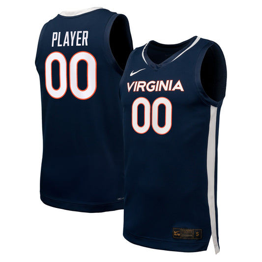 Virginia Cavaliers Unisex Pick-A-Player Men's Basketball Replica Jersey - Navy | Stitched College Jersey TJS76133