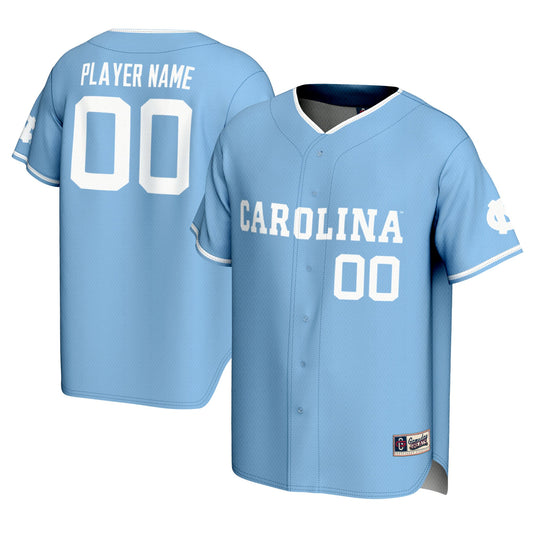 North Carolina Tar Heels GameDay Greats Pick-A-Player Lightweight Baseball Jersey - Carolina Blue | Stitched College Jersey TJS76358