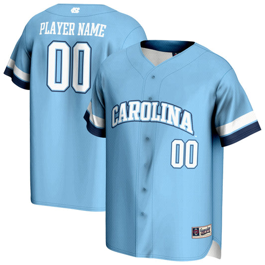 North Carolina Tar Heels GameDay Greats Unisex Pick-A-Player Lightweight Baseball Jersey - Carolina Blue | Stitched College Jersey TJS76328