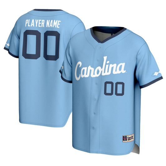 North Carolina Tar Heels GameDay Greats Pick-A-Player Lightweight Baseball Jersey - Carolina Blue | Stitched College Jersey TJS76357