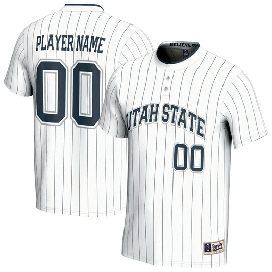 Utah State Aggies GameDay Greats Unisex Pick-A-Player Lightweight Softball Fashion Jersey - White | Stitched College Jersey TJS76622