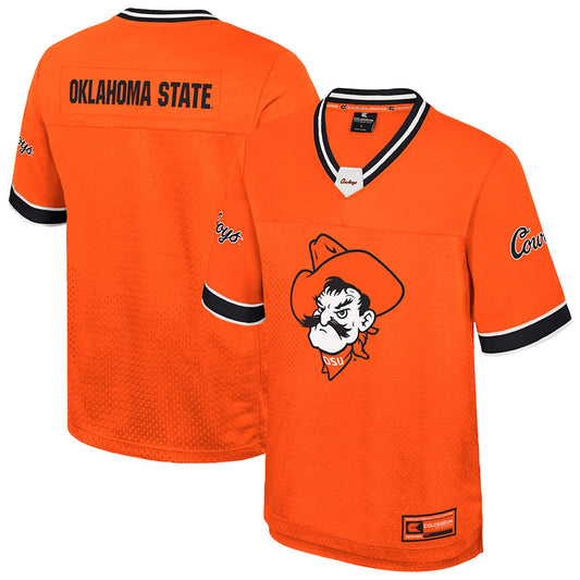 Oklahoma State Cowboys Colosseum Nothing But The Hits Football Jersey - Orange | Stitched College Jersey TJS76481