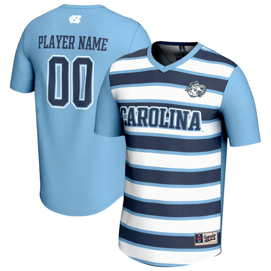 North Carolina Tar Heels GameDay Greats Unisex Pick-A-Player Collegiate Women's Soccer Lightweight Fashion Jersey - Carolina Blue/Navy | Stitched College Jersey TJS76353