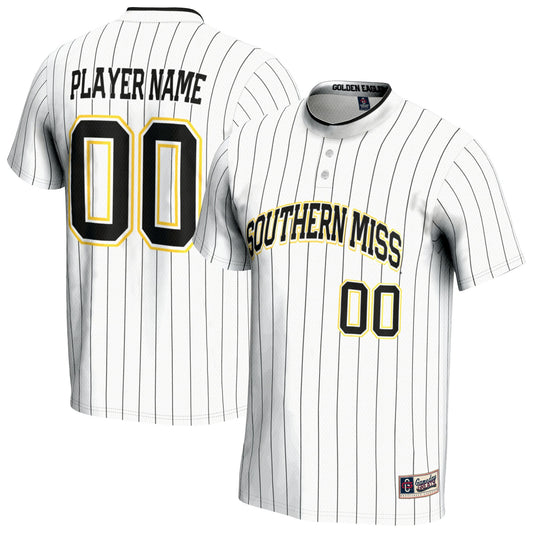 Southern Miss Golden Eagles GameDay Greats Unisex Pick-A-Player Lightweight Softball Jersey - White | Stitched College Jersey TJS76511