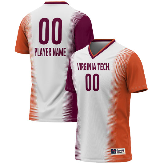 Virginia Tech Hokies GameDay Greats Unisex Pick-A-Player Lightweight Women's Soccer Jersey - White | Stitched College Jersey TJS76587