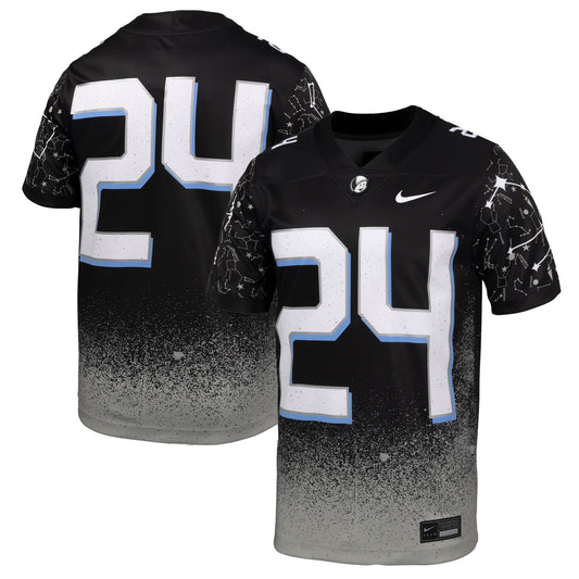 #24 UCF Knights 2024 Space Game Alternate Game Jersey - Black | Stitched College Jersey TJS76367