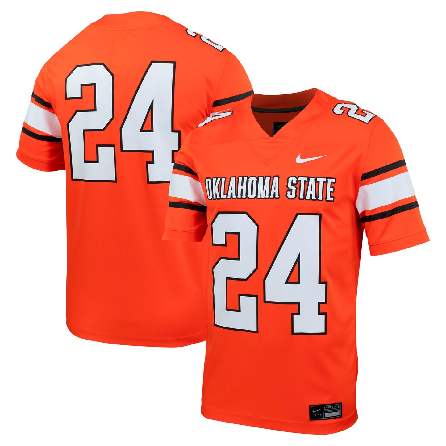 #24 Oklahoma State Cowboys Untouchable Football Jersey � Orange | Stitched College Jersey TJS76417