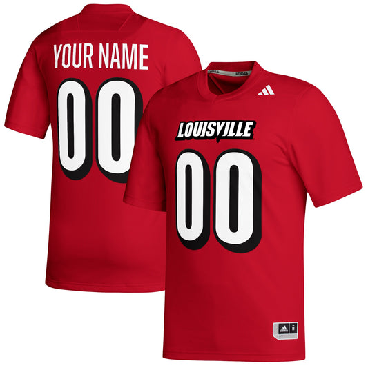 Louisville Cardinals Custom Replica Football Jersey - Red | Stitched College Jersey TJS76549