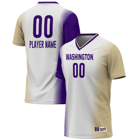 Washington Huskies GameDay Greats Unisex Pick-A-Player Lightweight Women's Soccer Jersey - White | Stitched College Jersey TJS76591