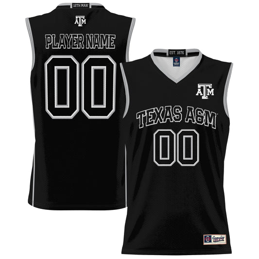 Texas A&M Aggies GameDay Greats Unisex Pick-A-Player Lightweight Women's Basketball Jersey - Black | Stitched College Jersey TJS76548