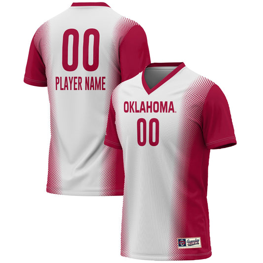 Oklahoma Sooners GameDay Greats Unisex Pick-A-Player Lightweight Women's Soccer Jersey - White | Stitched College Jersey TJS76469