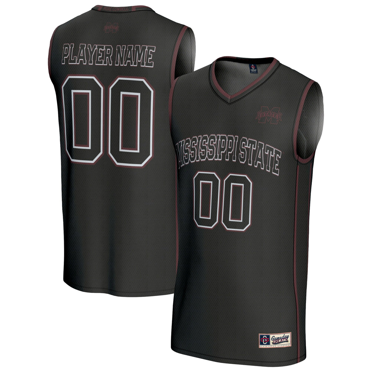 Mississippi State Bulldogs GameDay Greats Unisex Lightweight Collegiate Women's Basketball Pick-A-Player Fashion Jersey - Black | Stitched College Jersey TJS76602