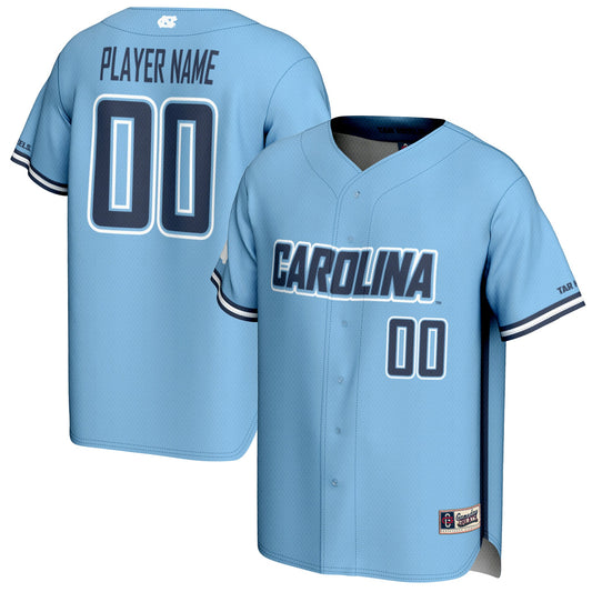 North Carolina Tar Heels GameDay Greats Unisex Pick-A-Player Baseball Lightweight Jersey - Carolina Blue | Stitched College Jersey TJS76385