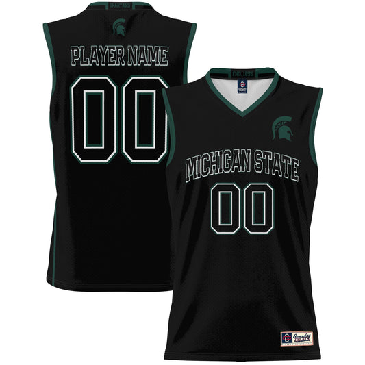 Michigan State Spartans GameDay Greats Unisex Lightweight Pick-A-Player Women's Basketball Jersey - Black | Stitched College Jersey TJS76541