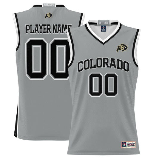 Colorado Buffaloes GameDay Greats Unisex Lightweight Pick-A-Player Women's Basketball Jersey - Gray | Stitched College Jersey TJS76330