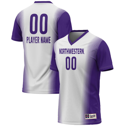 Northwestern Wildcats GameDay Greats Unisex Pick-A-Player Lightweight Women's Soccer Jersey - White | Stitched College Jersey TJS76498