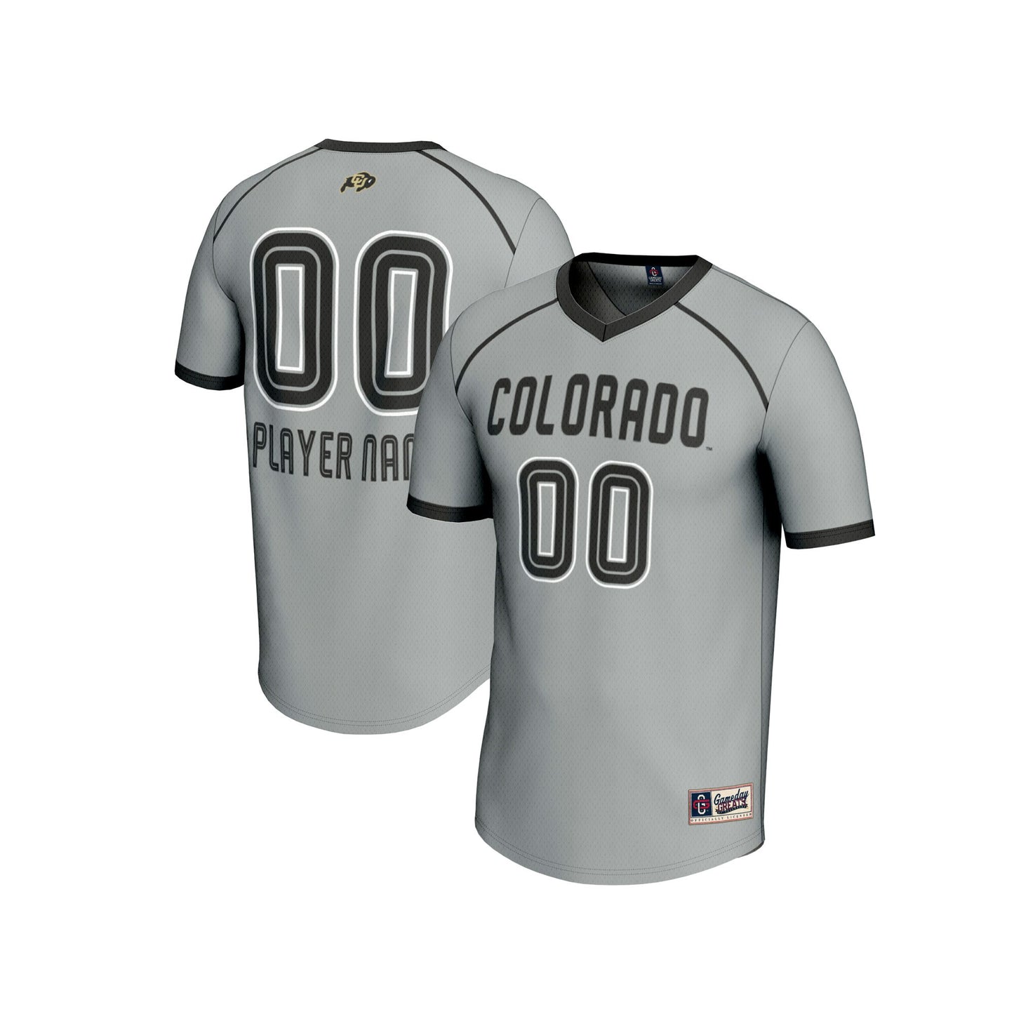 Colorado Buffaloes GameDay Greats Unisex Pick-A-Player Women's Lacrosse Lightweight Jersey - Gray | Stitched College Jersey TJS76581