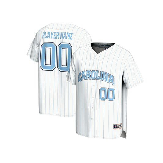 North Carolina Tar Heels GameDay Greats Pick-A-Player Lightweight Baseball Jersey - White | Stitched College Jersey TJS76504