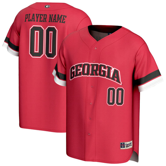 Georgia Bulldogs GameDay Greats Unisex Baseball Fashion Jersey - Red | Stitched College Jersey TJS76341
