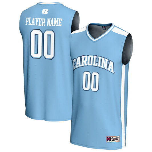 North Carolina Tar Heels GameDay Greats Pick-A-Player Lightweight Basketball Fashion Jersey - Light Blue | Stitched College Jersey TJS76326