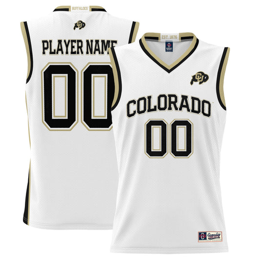 Colorado Buffaloes GameDay Greats Unisex Lightweight Pick-A-Player Women's Basketball Jersey - White | Stitched College Jersey TJS76338