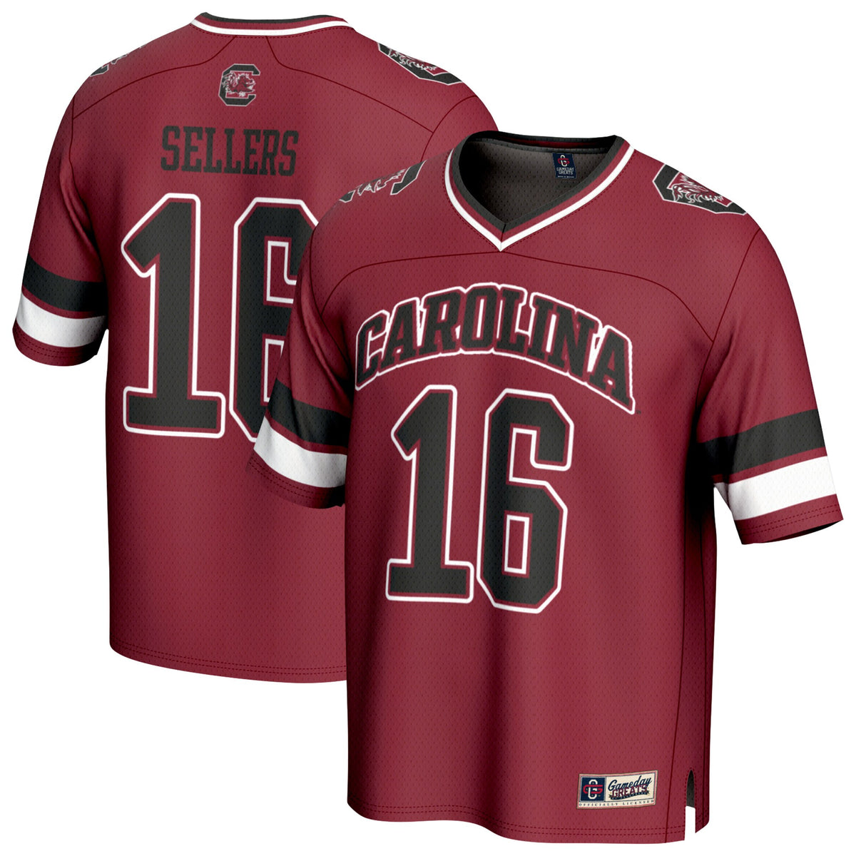 LaNorris Sellers South Carolina Gamecocks GameDay Greats Unisex Lightweight Football Player Jersey - Garnet | Stitched College Jersey TJS76623