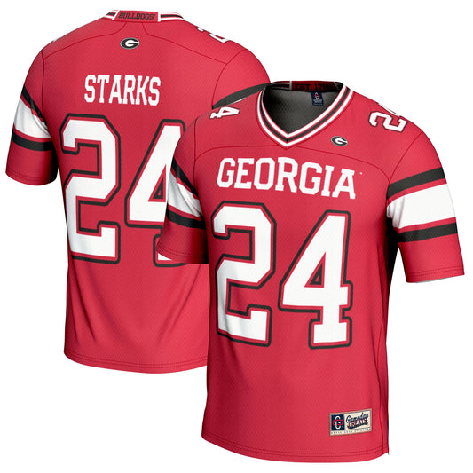 Malaki Starks Georgia Bulldogs GameDay Greats Player Football Jersey - Red | Stitched College Jersey TJS76447