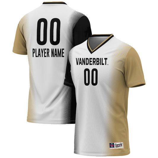 Vanderbilt Commodores GameDay Greats Unisex Pick-A-Player Lightweight Women's Soccer Jersey - White | Stitched College Jersey TJS76403