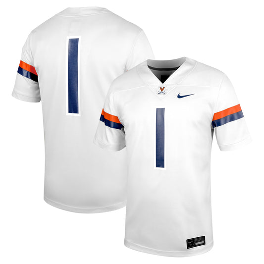 #1 Virginia Cavaliers Untouchable Football Jersey � White | Stitched College Jersey TJS76334