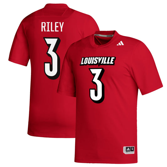 Quincy Riley Louisville Cardinals Replica Football Alumni Jersey - Red | Stitched College Jersey TJS76442