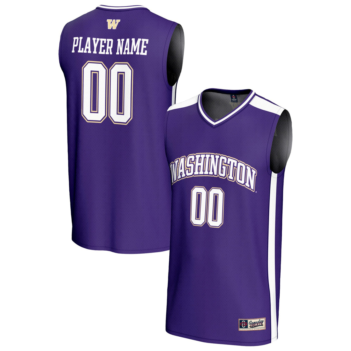 Washington Huskies GameDay Greats Unisex Pick-A-Player Lightweight Women's Basketball Fashion Jersey - Purple | Stitched College Jersey TJS76436