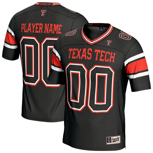 Texas Tech Red Raiders GameDay Greats Unisex Personalized Football Fashion Jersey - Black | Stitched College Jersey TJS76336