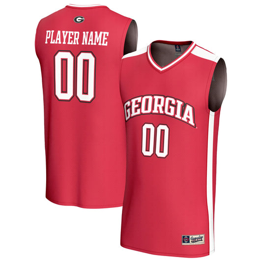 Georgia Bulldogs GameDay Greats Unisex Lightweight Collegiate Men's Basketball Pick-A-Player Fashion Jersey - Red | Stitched College Jersey TJS76405
