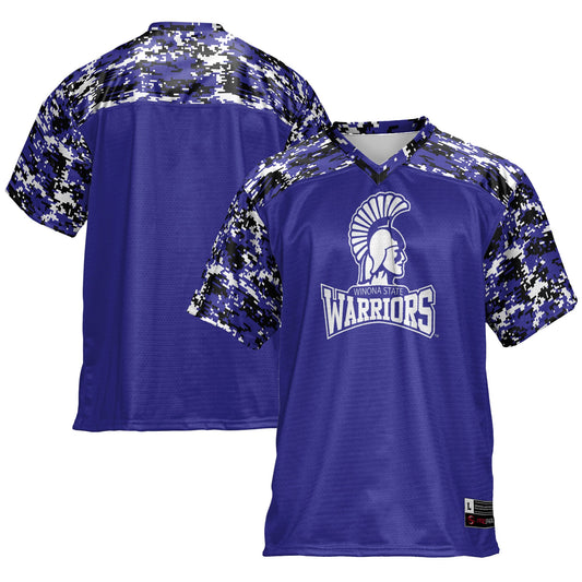 Winona State Warriors GameDay Greats Football Jersey - Purple | Stitched College Jersey TJS76440