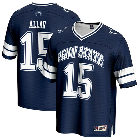 Drew Allar Penn State Nittany Lions GameDay Greats Unisex Lightweight Football Player Jersey - Navy | Stitched College Jersey TJS76448