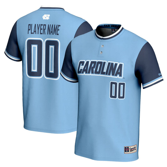North Carolina Tar Heels GameDay Greats Unisex Pick-A-Player Softball Lightweight Jersey - Carolina Blue | Stitched College Jersey TJS76615
