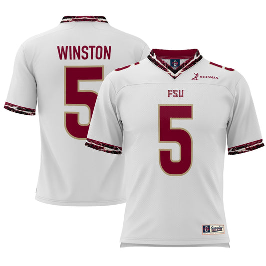 Jameis Winston Florida State Seminoles GameDay Greats Heisman Football Jersey � White | Stitched College Jersey TJS76641