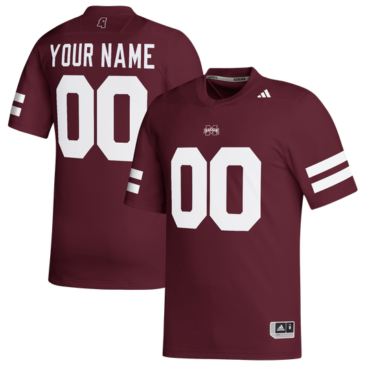 Mississippi State Bulldogs Replica Custom Jersey - Maroon | Stitched College Jersey TJS76656
