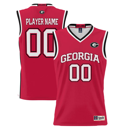 Georgia Bulldogs GameDay Greats Unisex Lightweight Pick-A-Player Women's Basketball Jersey - Red | Stitched College Jersey TJS76725