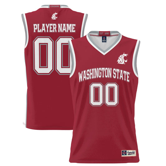 Washington State Cougars GameDay Greats Unisex Lightweight Pick-A-Player Women's Basketball Jersey - Crimson | Stitched College Jersey TJS76684