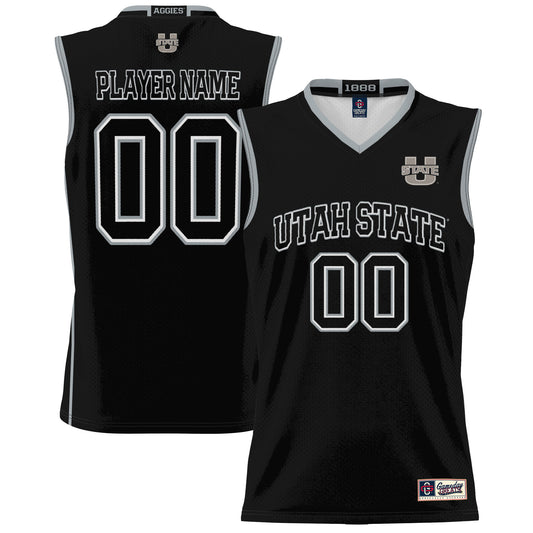 Utah State Aggies GameDay Greats Unisex Pick-A-Player Lightweight Women's Basketball Jersey - Black | Stitched College Jersey TJS76739