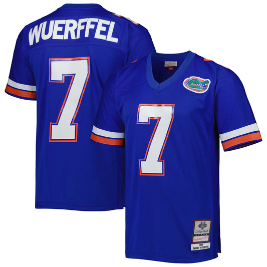 Danny Wuerffel Florida Gators M & N 1996 Legacy Jersey - Royal | Stitched College Jersey TJS76776
