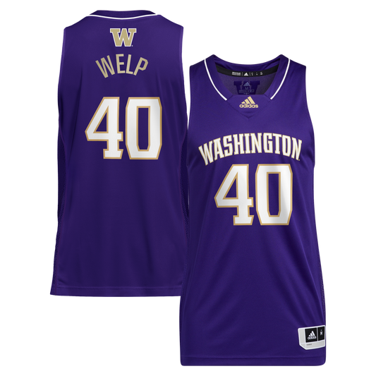 Chris Welp Washington Huskies Retired Player Jersey - Purple | Stitched College Jersey TJS76711