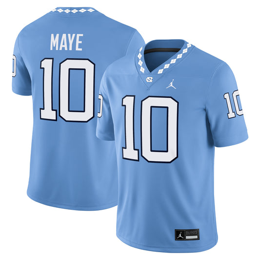 Drake Maye North Carolina Tar Heels Alumni Home Game Jersey - Carolina Blue | Stitched College Jersey TJS76808