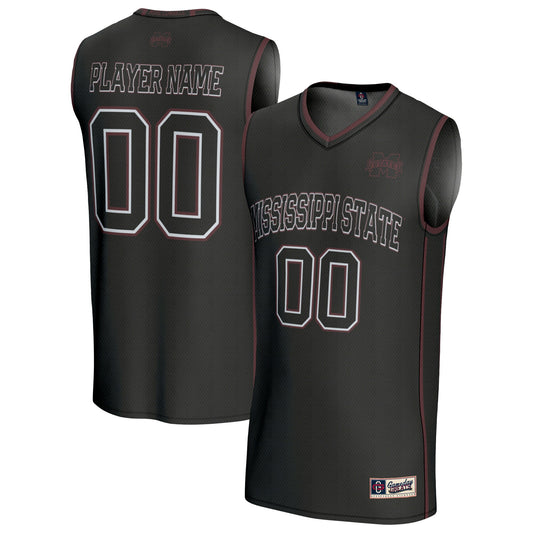 Mississippi State Bulldogs GameDay Greats Unisex Lightweight Collegiate Men's Basketball Pick-A-Player Fashion Jersey - Black | Stitched College Jersey TJS76643