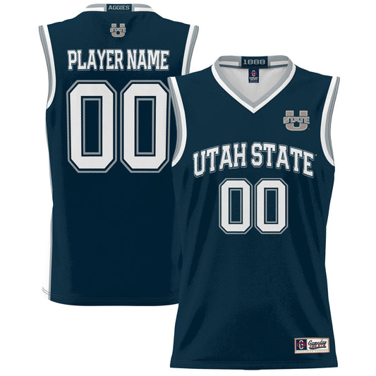 Utah State Aggies GameDay Greats Unisex Pick-A-Player Lightweight Women's Basketball Jersey - Navy | Stitched College Jersey TJS76726