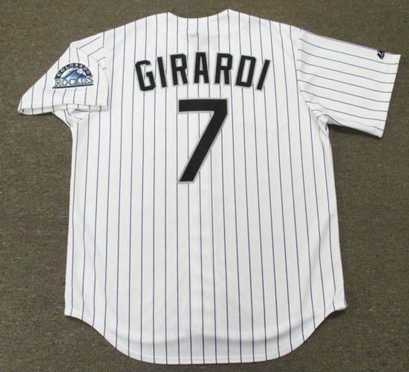 Joe Girardi Colorado Rockies 1995 Throwback Home Baseball Stitched Jersey | CTJS1612