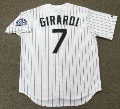 Joe Girardi Colorado Rockies 1995 Throwback Home Baseball Stitched Jersey | CTJS1612
