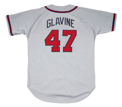 Tom Glavine Atlanta Braves 1995 Away Throwback Baseball Stitched Jersey | CTJS0210