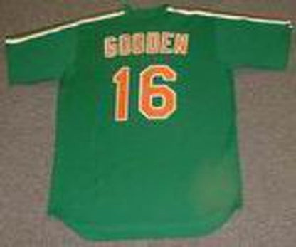 Dwight Gooden New York Mets 1985 Cooperstown Throwback St Pattys Day Baseball Stitched Jersey | CTJS2185